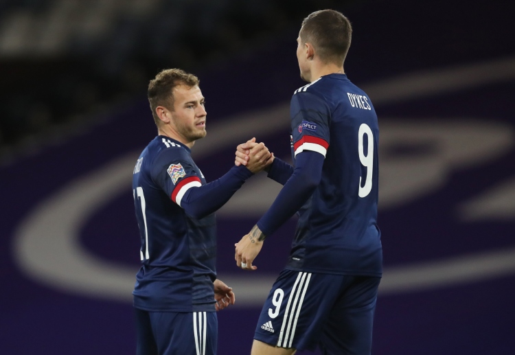 UEFA Nations League: Lyndon Dykes managed to score in Scotland's previous match against Slovakia