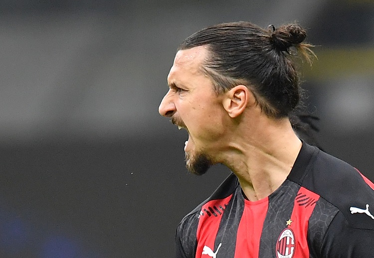 AC Milan’s Zlatan Ibrahimovic is eager to bounce back in Serie A after a Champions League defeat