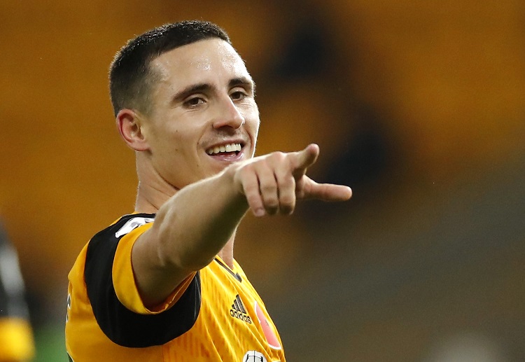 Daniel Podence scored Wolverhampton Wanderers' second goal against Crystal Palace in the Premier League