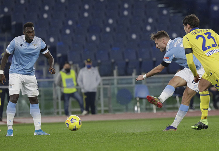 Can Ciro Immobile score a goal against Napoli in their upcoming Serie A clash?
