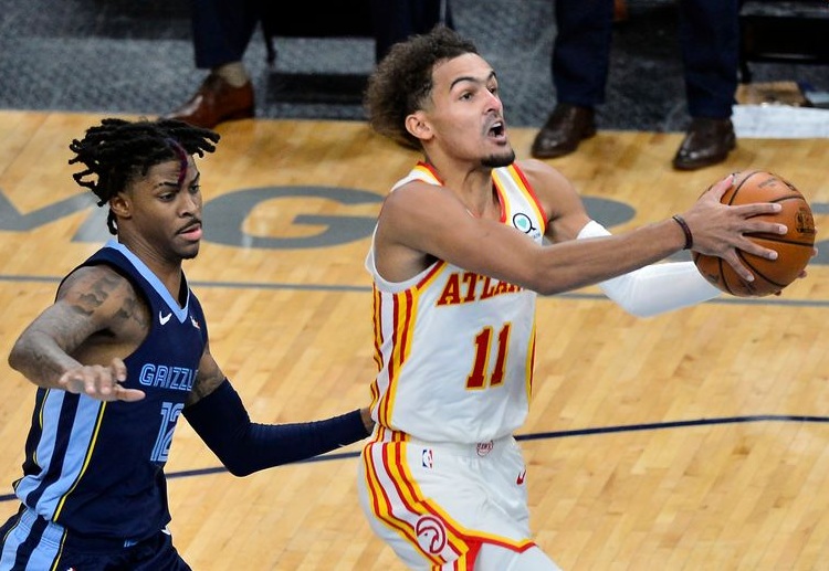Trae Young eyes to seal another win for Atlanta Hawks when they go against the Brooklyn Nets in NBA