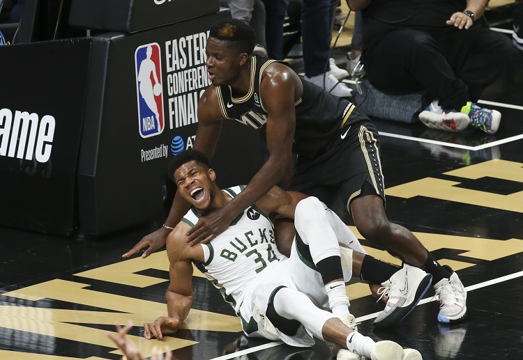 Giannis Antetokounmpo suffered a hyperextended knee in their Game 4 of the NBA ECF match against the Atlanta Hawks