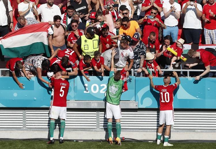 Euro 2020: Hungary fans celebrate Attila Fiola's goal against France