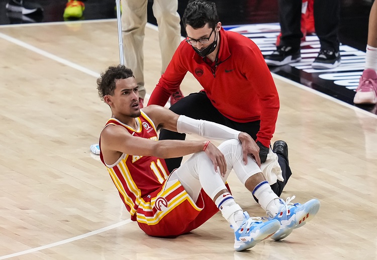 Atlanta Hawks’ Trae Young missed Game 4 of their NBA Eastern Conference Finals against Milwaukee Bucks
