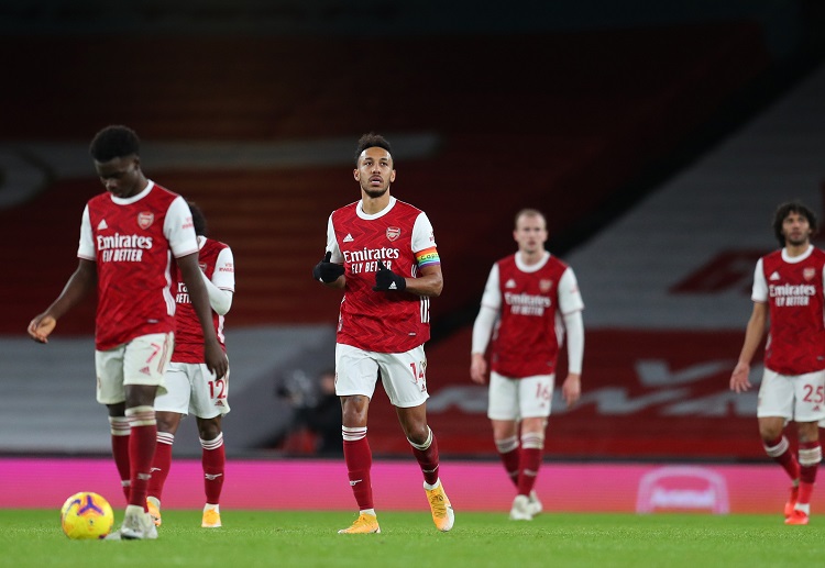 Pierre-Emerick Aubameyang nets own goal as struggling Arsenal lose to Burnley in the Premier League