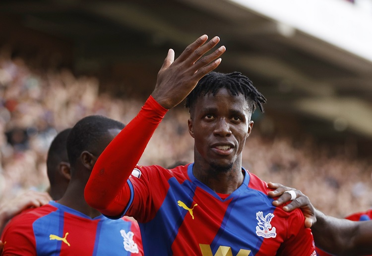 Premier League: Wilfried Zaha gives Palace the lead from the penalty spot after a Ben Davies handball