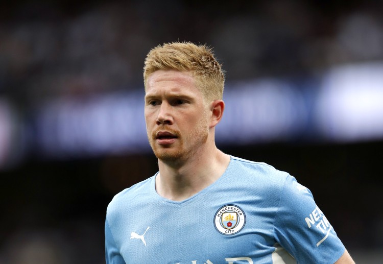 Kevin de Bruyne aims to score his first Premier League goal this season as Manchester City face Leicester City
