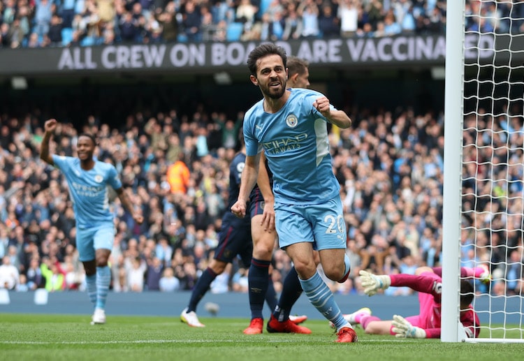 Bernardo Silva opens the scoresheet during Manchester City's Premier League clash with Burnley