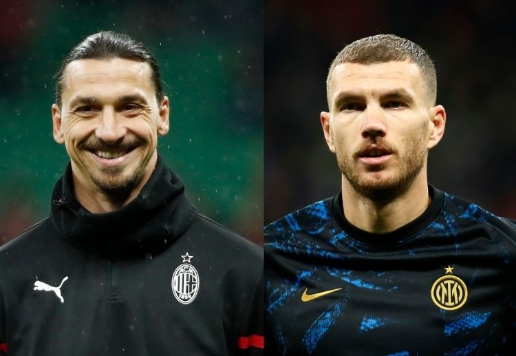 Who will be victorious between Zlatan Ibrahimovic and Edin Dzeko in leading their teams to win their Serie A clash?
