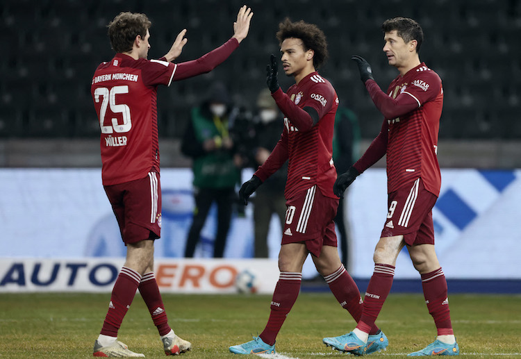 Bundesliga: Leroy Sane nets one of Bayern's four goals against Hertha Berlin