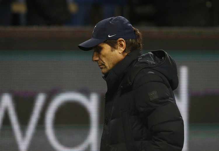 Antonio Conte looking dejected after Tottenham’s shocking Premier League defeat to Burnley