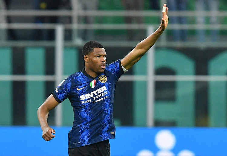 Denzel Dumfries saves the day for Inter following his equaliser against Fiorentina in Serie A
