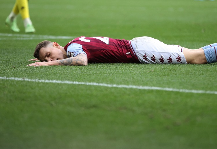 Aston Villa's Lucas Digne has been ruled out in their next Premier League match