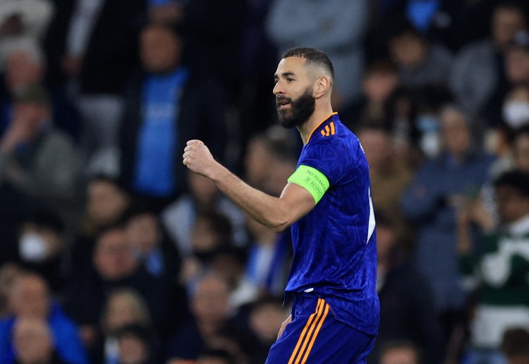 Real Madrid's Karim Benzema scored a brace against Manchester City in the Champions League