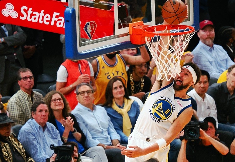 The Golden State Warriors are leading the NBA Playoffs against the Dallas Mavericks