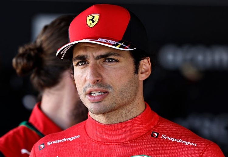 Ferrari's Carlos Sainz was the first one to retire his car in the 2022 Azerbaijan Grand Prix