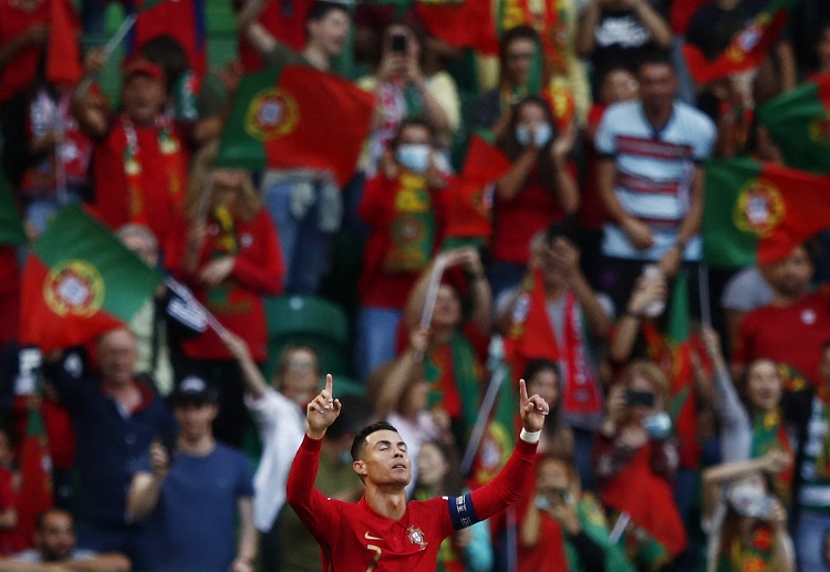 포르투갈의 크리스티아누 호날두는 UEFA 네이션스리그에서 더 많은 득점을 노린다.