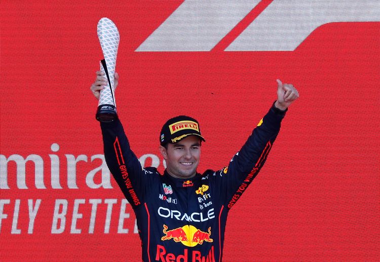 Red Bull's Sergio Perez takes another podium behind Max Verstappen in the Azerbaijan Grand Prix