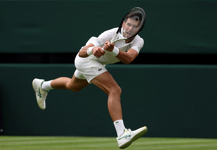 Novak Djokovic beat Kwon Soon-woo in the first round match of Wimbledon