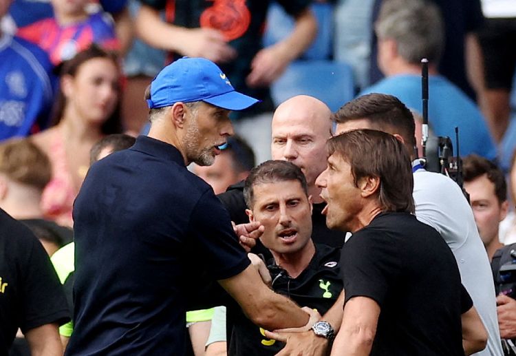 Both Antonio Conte and Thomas Tuchel received a red card in their Premier League game