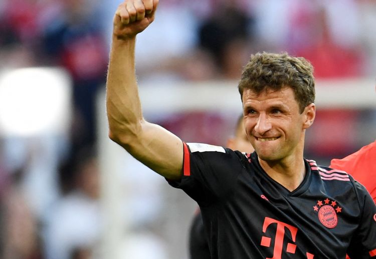Thomas Muller's goal ended Bayern Munich's Bundesliga match against VfL Wolfsburg in a 2-0 win