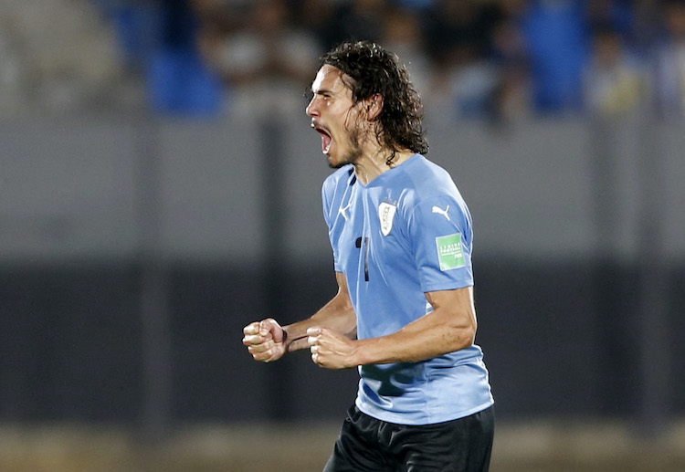 Edinson Cavani cùng tuyển Uruguay nằm ở bảng H VCK World Cup 2022