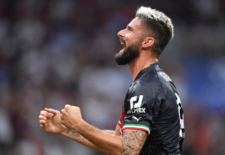 AC Milan has never lost a Serie A game in which Olivier Giroud has started