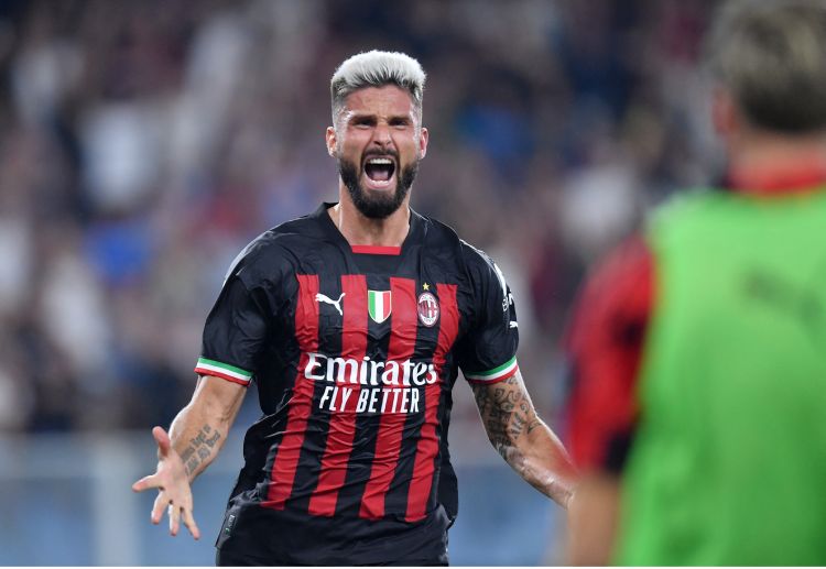 Olivier Giroud made it to the scoresheet of AC Milan's 1-2 away win against Sampdoria in the Serie A