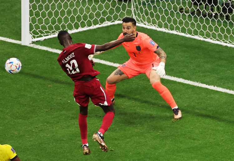 Striker Almoez Ali missed the chance to help Qatar claim their first victory against Ecuador at World Cup 2022