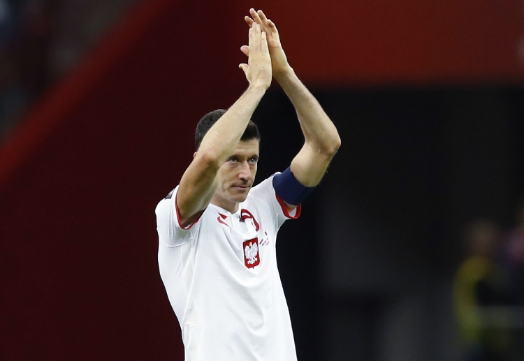 Striker Robert Lewandowski will show his performance for Poland when they face Chile in an International Friendly match.
