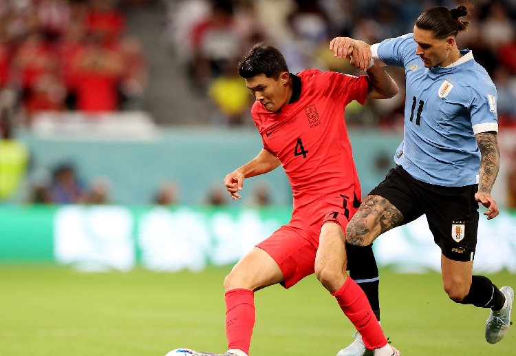 Kết quả bóng đá bảng G World Cup 2022 Uruguay 0-0 Hàn Quốc.