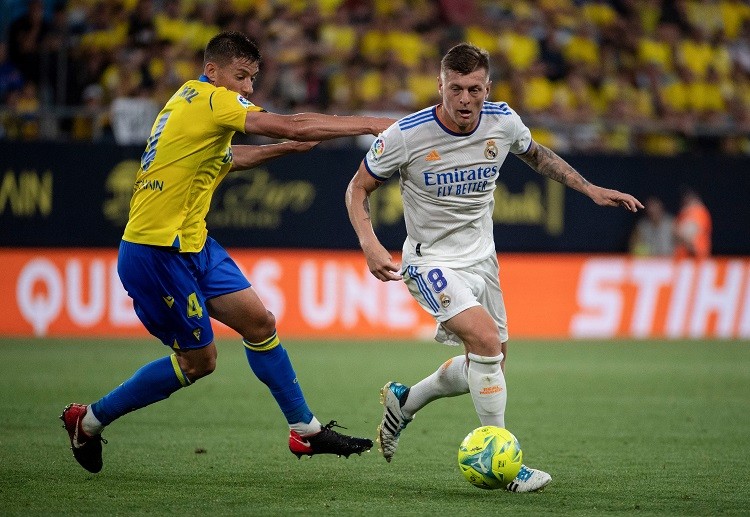 Real Madrid secure another win in their La Liga match against Cadiz with a strong strike from Toni Kroos