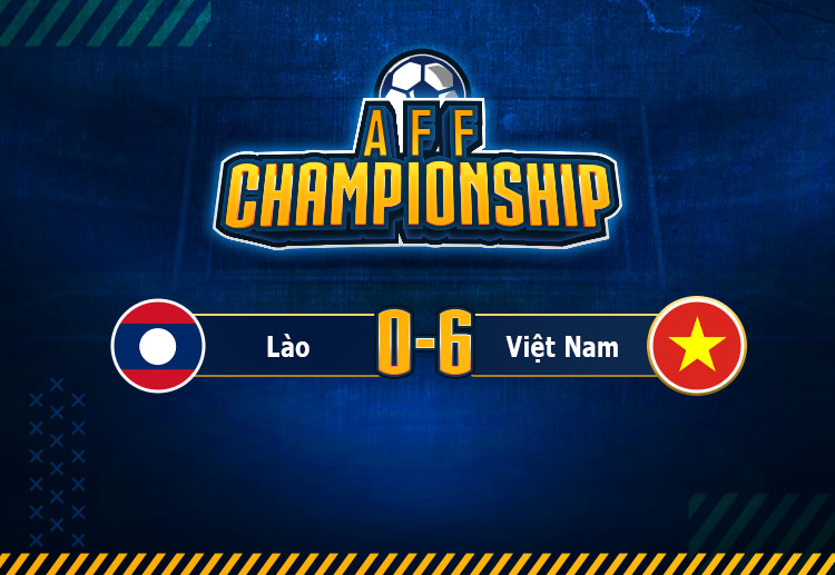 AFF Cup: ĐT Việt Nam có bàn mở tỷ số ở phút 16 sau một pha không chiến thành công