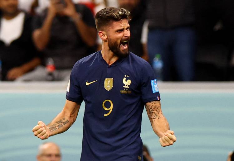 Olivier Giroud has scored 4 goals in his 4 matches for France in World Cup 2022