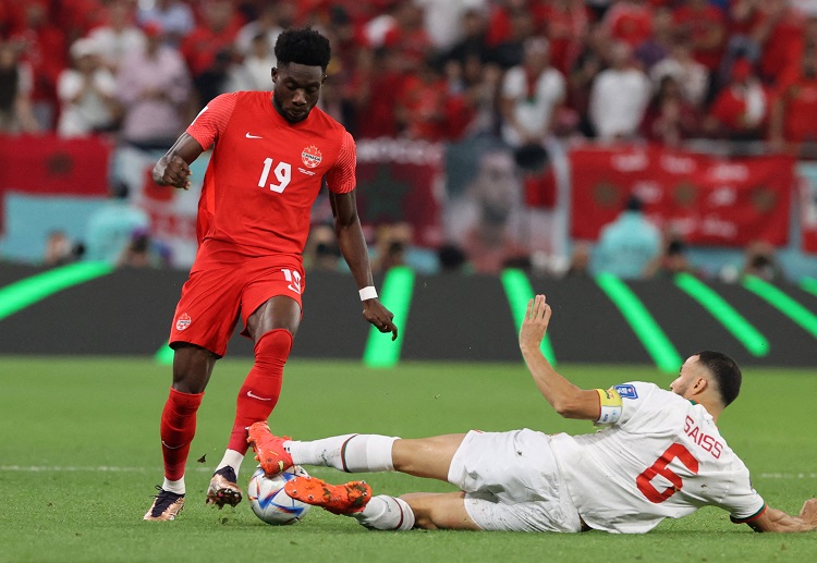 Alphonso Davies andalan di Piala Dunia.