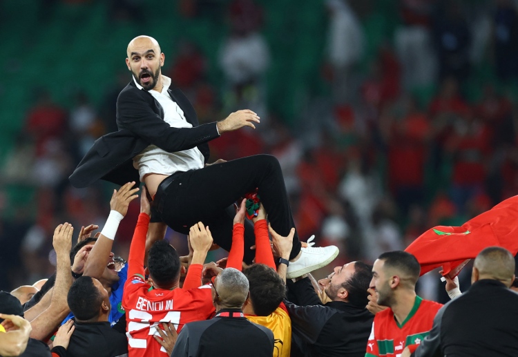 Morocco head coach Walid Regragui will face the defending champions France in the semifinals at World Cup 2022