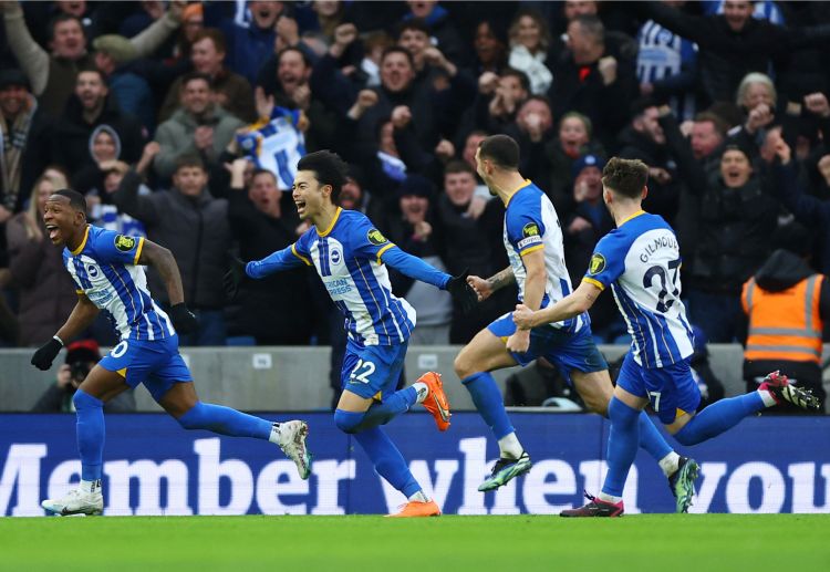 Brighton & Hove Albion have ended their FA Cup match against Liverpool in a 2-1 win