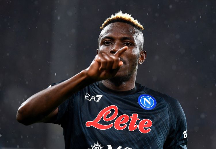 Victor Osimhen opened the scoring in Napoli’s 2-0 win against Sampdoria in the Serie A