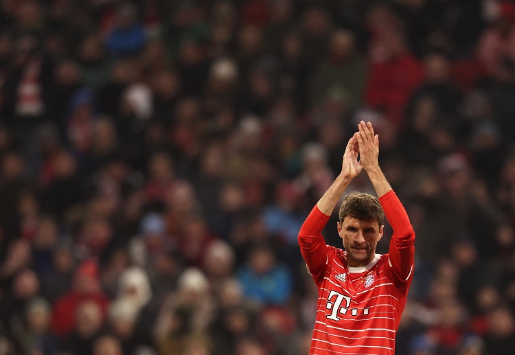 Thomas Muller made it to the scoresheet of Bayern Munich's 2-4 away win against Wolfsburg in the Bundesliga