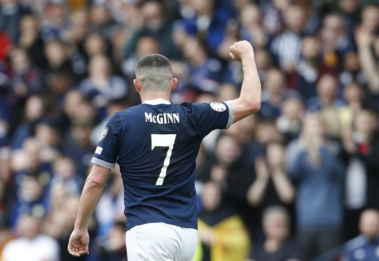 John McGinn will try to score goals for Scotland in their Euro 2024 qualifying match against Spain in Group A