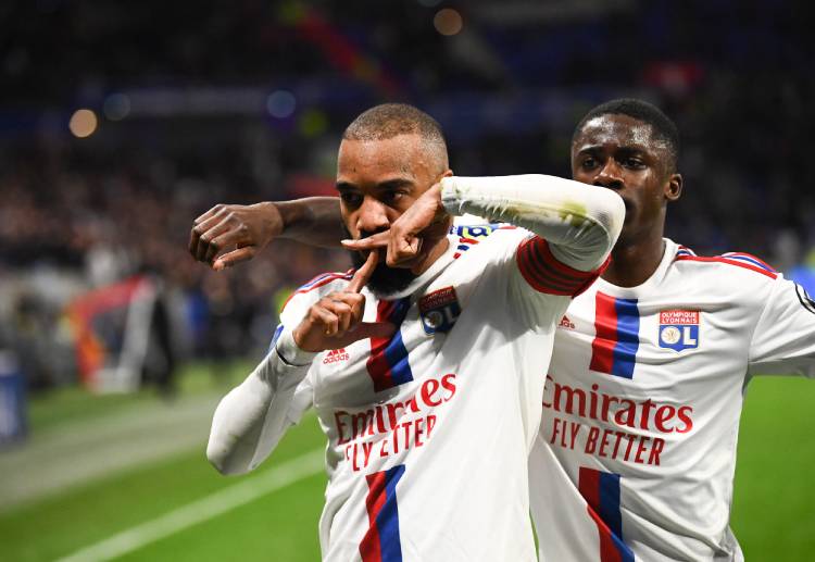 Lyon's Alexandre Lacazette continues to climb up the scoring charts in Ligue 1