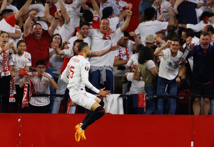 Sevilla's Youssef En-Nesyri scored a brace against Man United in Europa League
