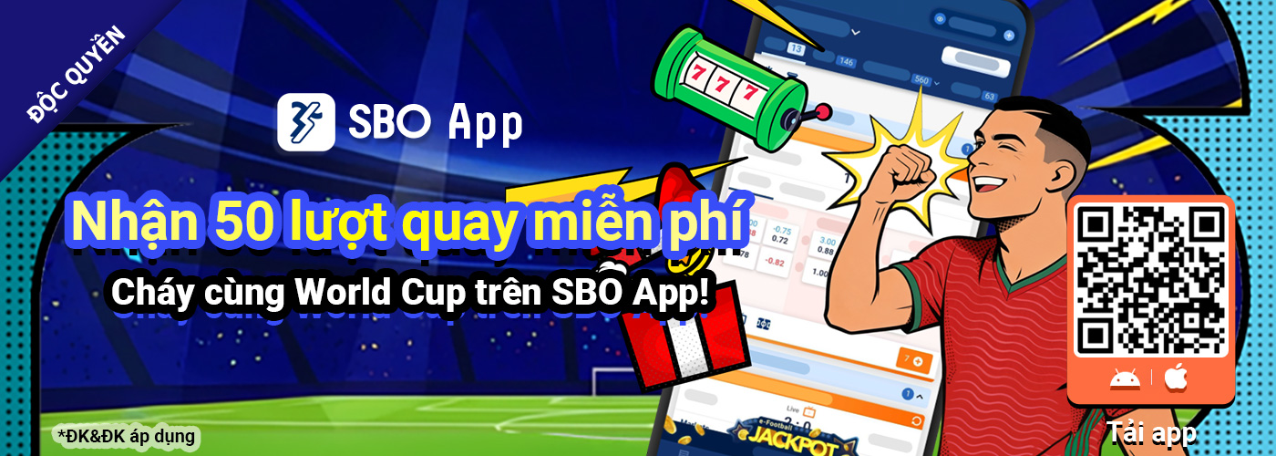 Phiếu Thưởng Chào Mừng SBO App – Phiên Bản World Cup