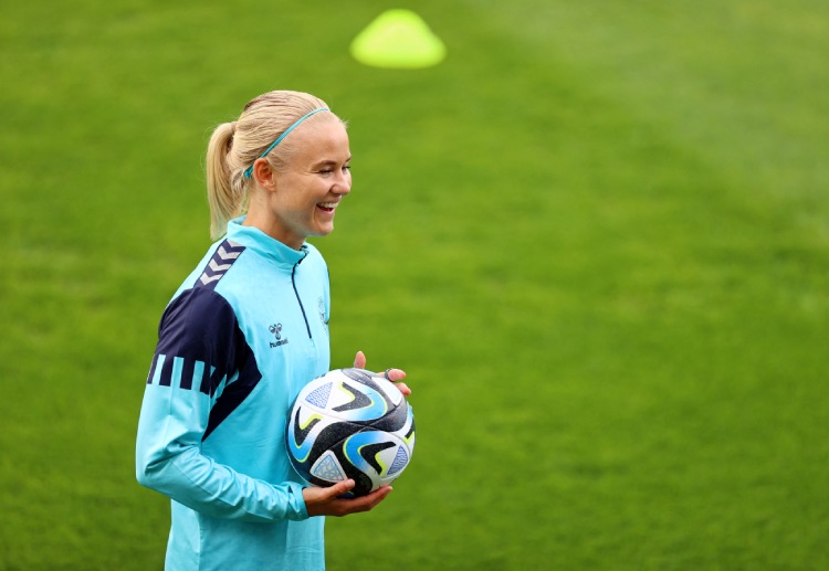 女足世界杯2023 佩妮莱-哈德是丹麦女足近5场各项赛事打入6球中的3球