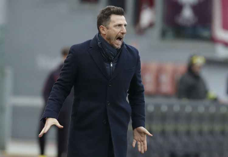 Eusebio Di Francesco of Frosinone will be keen to secure their first win in Serie A