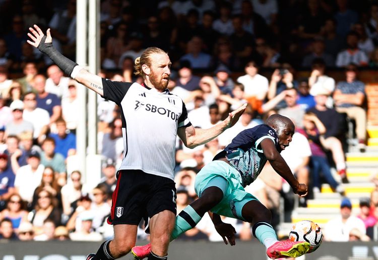 Tim Ream received a red card in Fulham's 0-3 Premier League defeat against Brentford