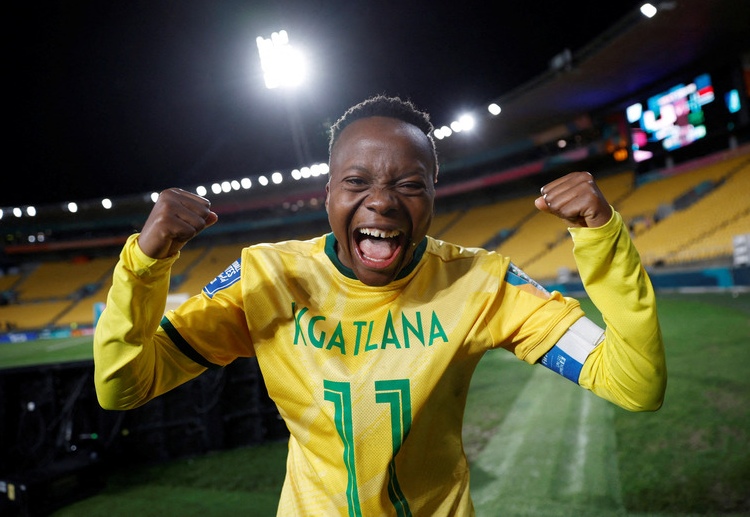 Thembi Kgatlana has led South Africa to their first Women's World Cup Round of 16