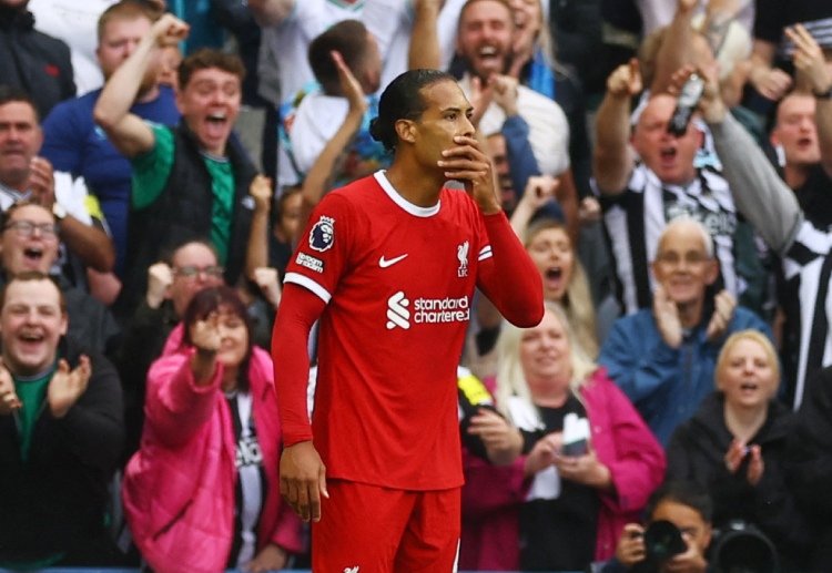 Virgil van Dijk will try to score goals for Liverpool against LASK in the Europa League in Group E
