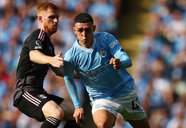 Phil Foden là chân chạy cánh phải hàng đầu ở Premier League