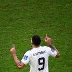 Aleksandar Mitrovic prepares for Serbia's upcoming Euro 2024 qualifiers match against Hungary